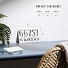 Lantern Press 6x9 Inch Wood Sign, Ready to Hang Wall Decor, Neodesha, Kansas, 66757 Zip Code (Blue) #5