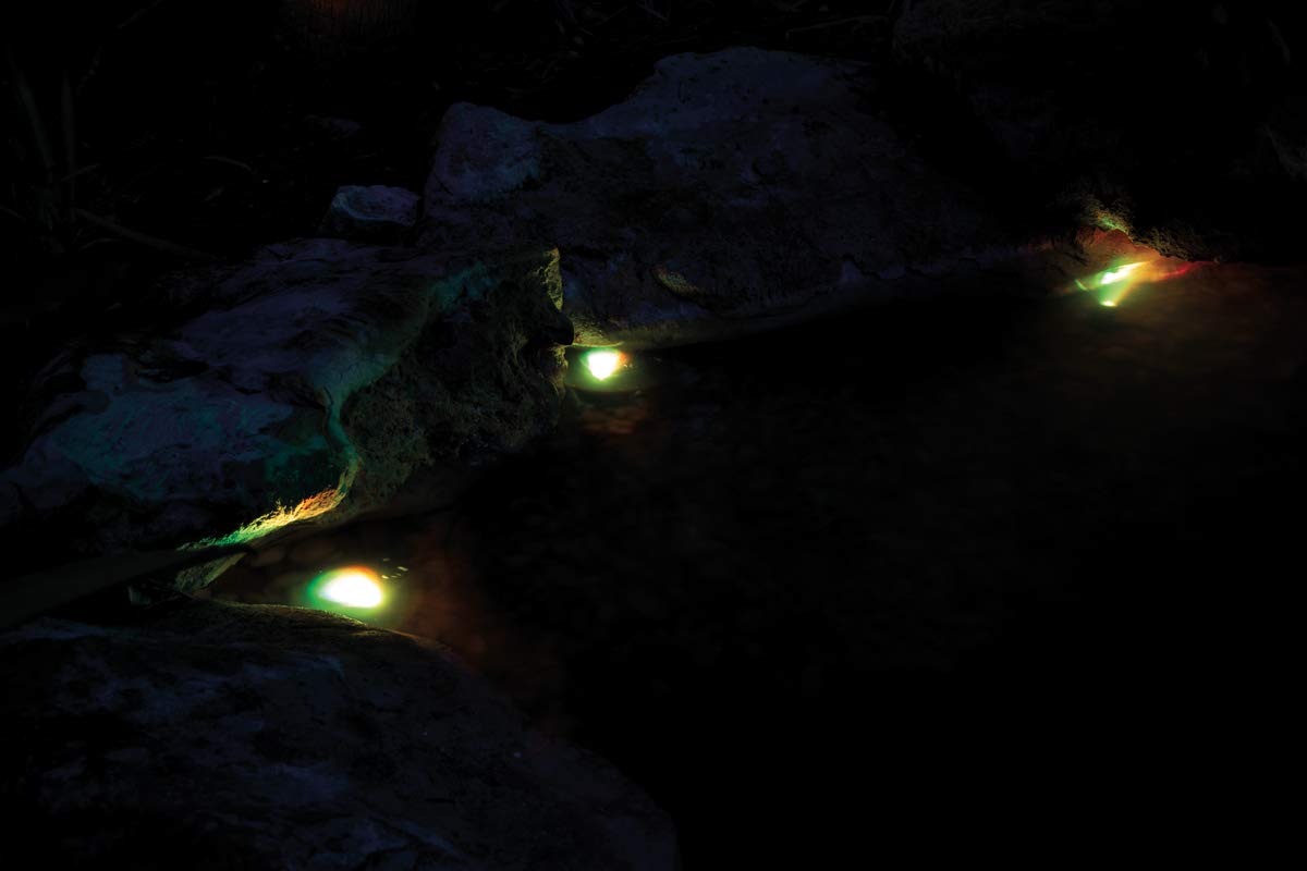 Pontec PondoStar LED RGBW Set 3 - Farbige und weiße LED-Beleuchtung für Teich und Garten, Unterwasserbeleuchtung (IP68)