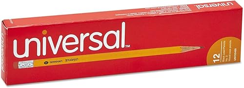 Miniatura 6 de Universal UNV55400 HB #2 - Lápiz de madera - Plomo negrobarril amarillo (1 docena)