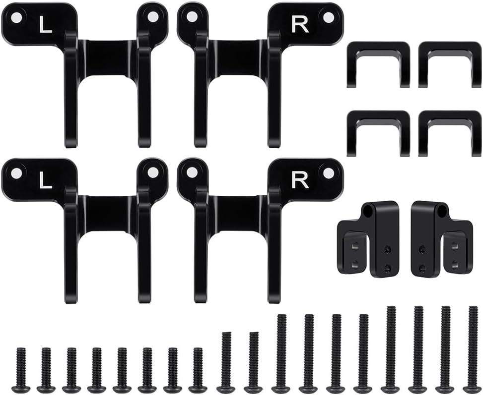 RCLIONS Adjustable Upper Shock Mount Lift Kit for TRX6 Flatbed Hauler 1/10 RC Crawler Car Upgrades Part