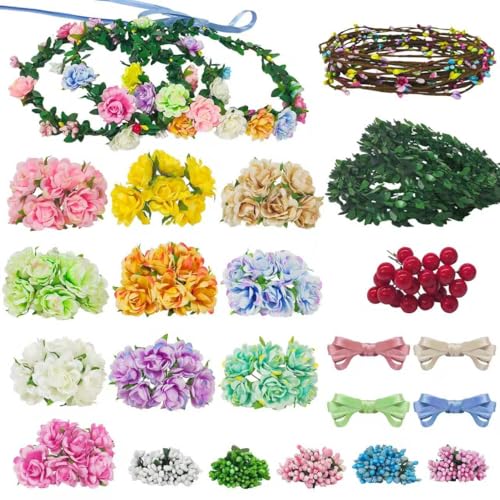 Flower Crown Making Kit - DIY Floral Wreath Headband