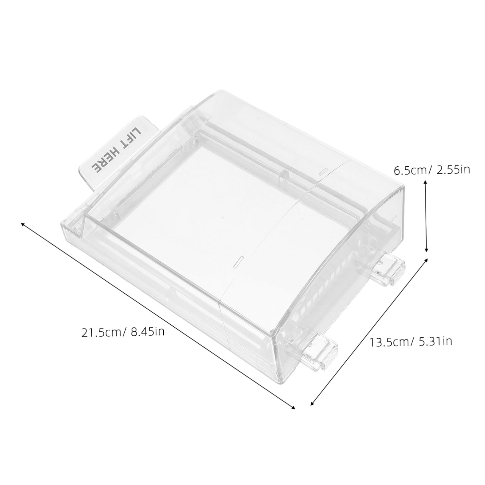 Protector de para Botón de Alarma Manual Funda Resistente para Interruptor de Reinicio de Protección para Puntos de contra Fuego Uso Interior y Exterior Escuelas y Oficinas