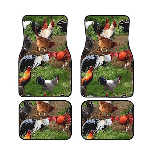 Tapis de sol voiture animaux de la ferme anti-boue en caoutchouc pour SUV et camions