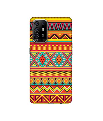 Image of Amazon Brand - Solimo Designer Artistic Rangoli 3D Printed Hard Back Case Mobile Cover for Oppo F19 Pro Plus 5G / Oppo A94 5G