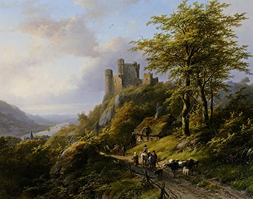 Peinture sur toile Klombeck 60x90cm pour décoration de bureau élégante