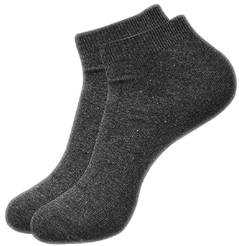 Image of Space Fly Ankle Socks for Men & Women (Pack of 3) - Cotton Low Cut Socks - Black, White & Gray - Soft Breathable Comfort Fit - Gym Sports Casual