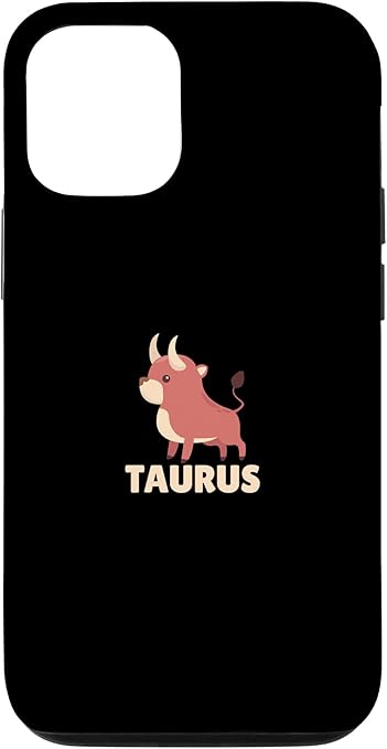 iPhone 12/12 Pro Taurus Zodiac Sign Facts Funny Bull Horoscope Astrology Case