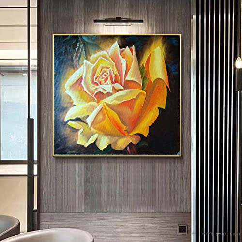 Toile Rose Art Abstrait KEBIA Beauté pour raviver un mur blanc vide