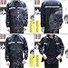 Wooswen Men's Raincoat Set Rainproof Mask Raincoat Rain Gear for Men Waterproof, XL 1 PCS
