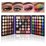 UCANBE Pretty All Set Eyeshadow Palette Pro 86 Colors Makeup Kit Matte Shimmer Eye Shadow Highlighters Contour Blush Powder All In One Makeup Pallet Holiday Christmas Valentine's Gift Set