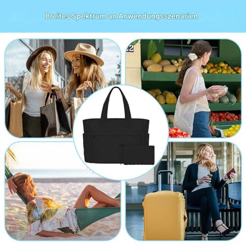 Bolsa para portátil y ordenador con compartimentos de gran capacidad 4