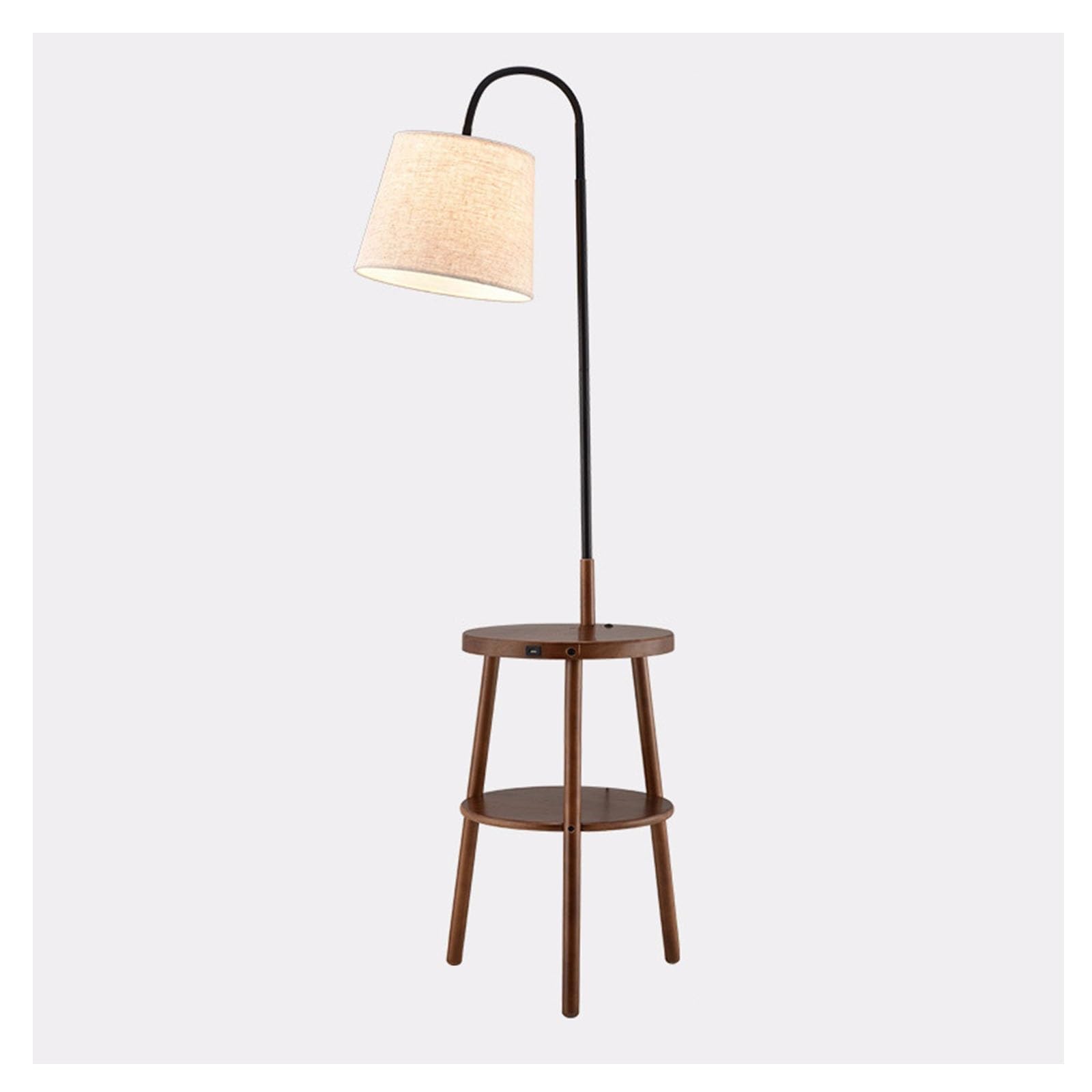 Yhxflux Bruin Lighting Curved Tall Shelf Standing Lamp For Offices, Cafes(Bruin)