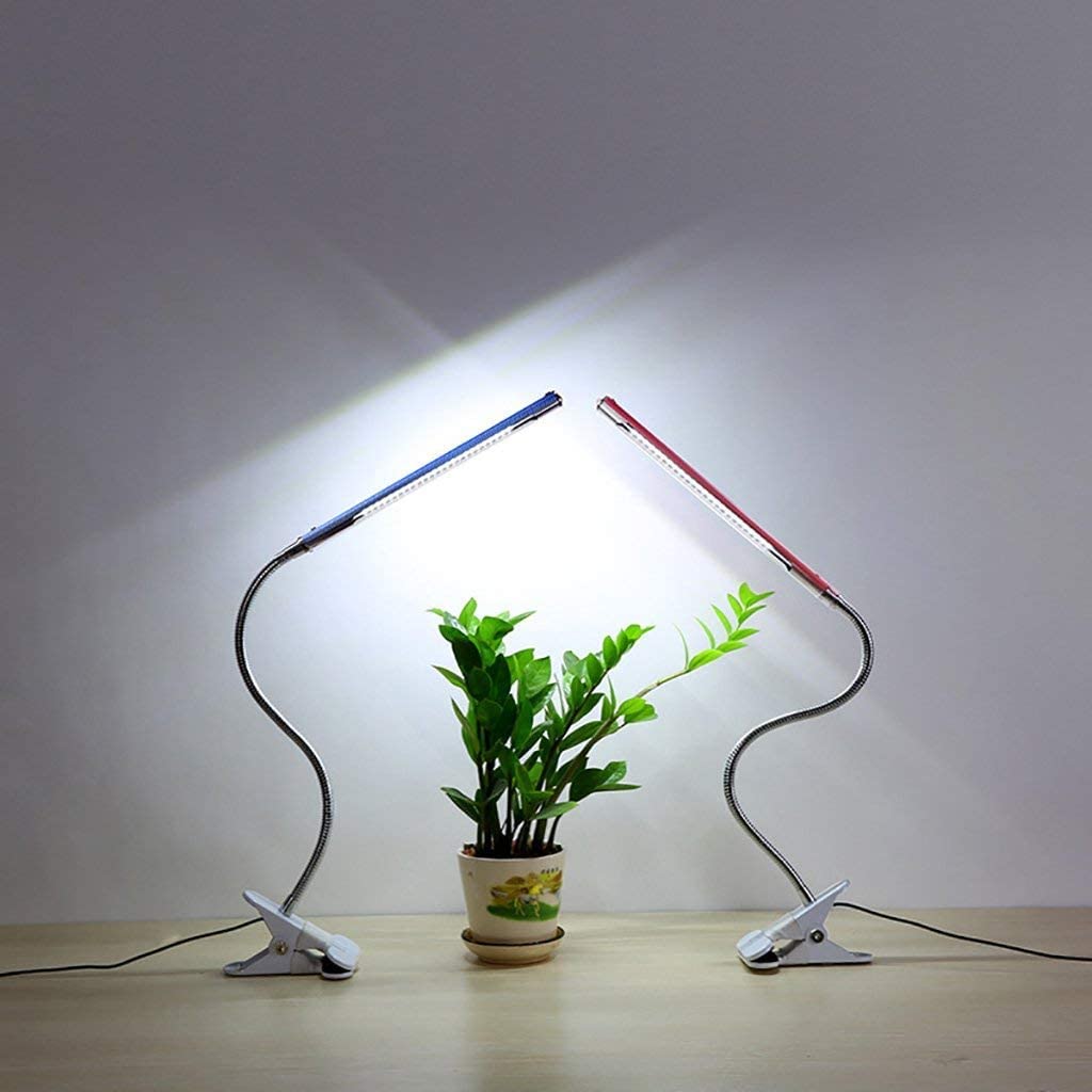 Lampe de Bureau Clip De Tuyau En Métal Lampe De Bureau Lampe De Lecture Créative Dortoir USB Charge Lampe De Table Dimmable Led Protection Des Yeux Lumière Lampe de Lecture Lampe Bureau ( Blue : Black