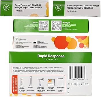 BTNX Rapid Response® COVID-19 Antigen Test, 10 Tests, Exp Oct 15