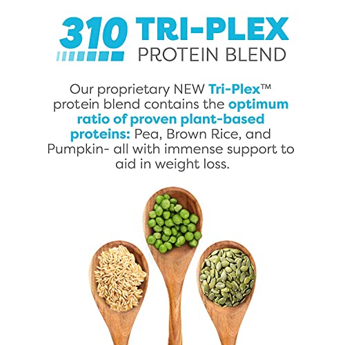 310 Nutrition - All In One Meal Replacement Shake - Fiber Rich Vegan Superfood Blend - Natural Sweeteners - Low Carb Shake, Keto & Paleo Friendly - Gluten Free - 26 Essential Vitamins & Minerals (Vanilla Crème, 28 Servings) #TOP3
