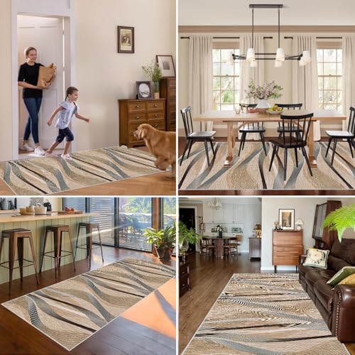 Alfombra corredor exterior e interior lavable de 60x150cm para baño y dormitorio 7