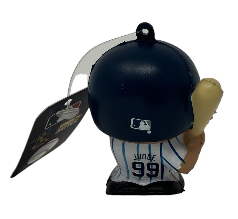 Party Animal MLB Squeezymates New York Yankees Judge Squeezy Figurine, Team Colors, 2 1/2