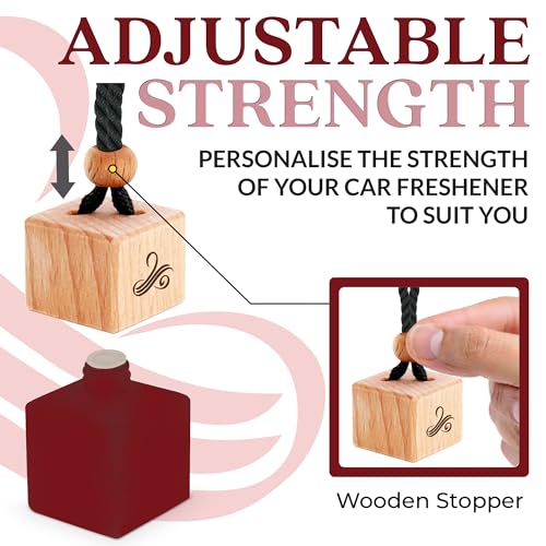 Carat Car Air Freshener for Women | | Perfume Style Freshener with Vent Clip | Strong Autotmotive Freshener with Odour Eliminating Technology | Long Lasting Car Air Freshener by Perfa - Image 6