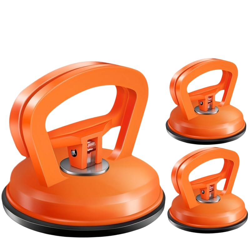 Mautopily 3er Set Auto Dellen Reparatur Saugnapf – 1x Groß + 2X Klein, Starker Vakuum Beulenzieher für Auto Karosserie, Glas & Fliesen – Mehrzweck Saugheber Dellenentferner Werkzeug