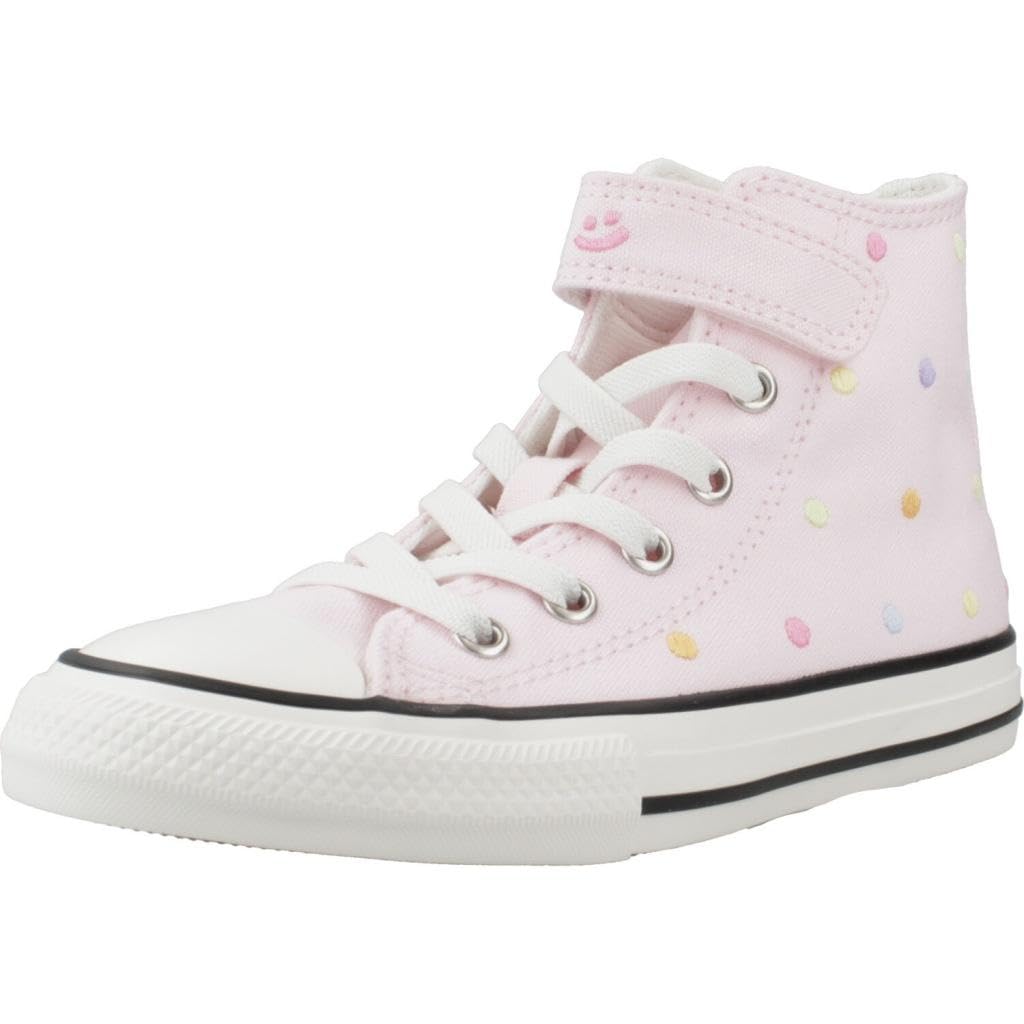 Converse Chuck Taylor All Star High Top Canvas Trainers Pink Polka Dot Girl A10701C