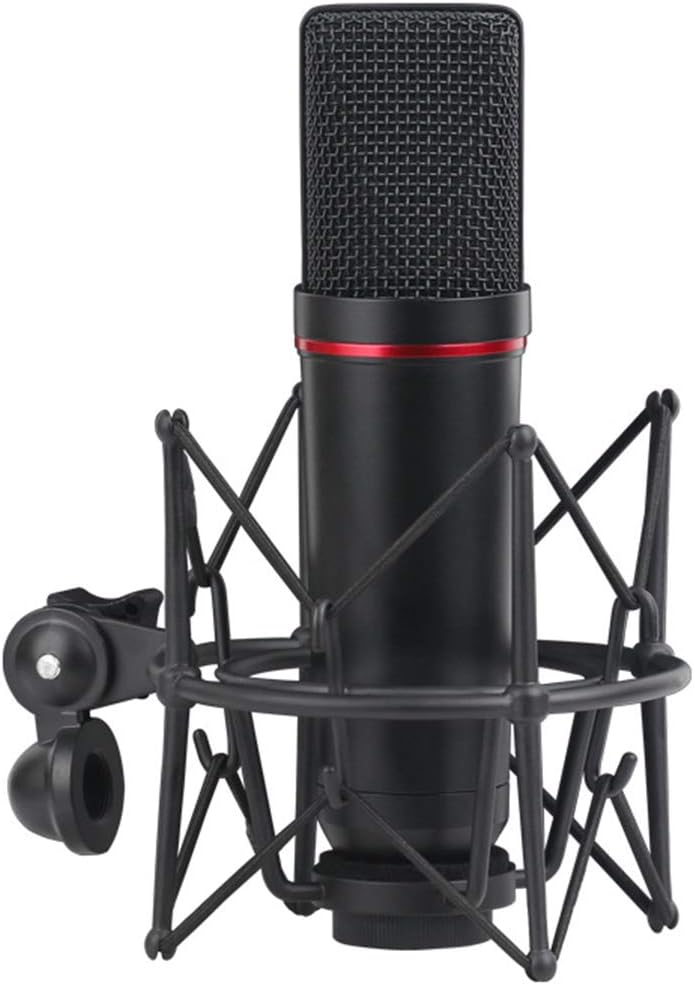 Studio Recording Microphone USB Computer Microphone Anti-Vibration Shock Mount for Dictation Podcasting YouTube Conference Call Skype