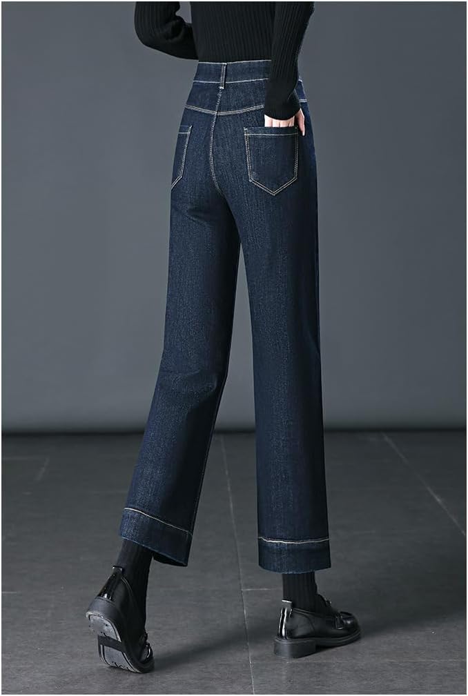 Women's Fleece-Lined, Warm, Casual Pants for Autumn and Winter