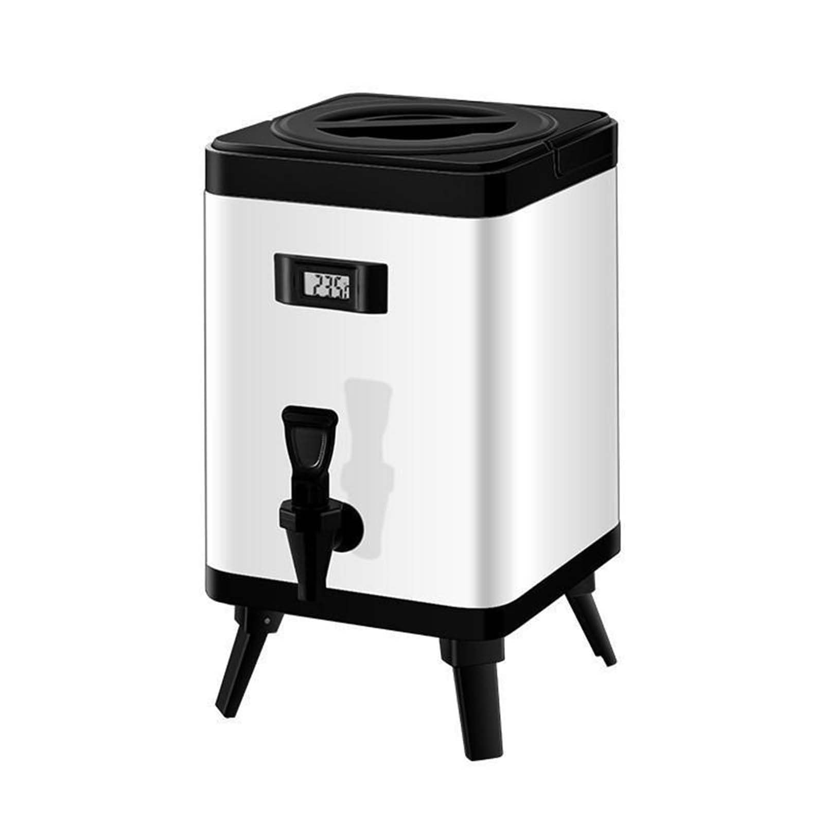 Barril Aislado De Acero Inoxidable De 6 L, 8 L, 10 L Y 12 L，dispensador Bebidas de Doble Pared Dispensador de Bebidas Frías Y Calientes Para Restaurantes，contenedor Antifugas Para Almacenar Líquido