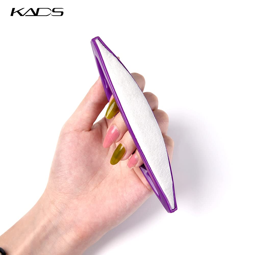 KADS Lot de 2 polissoirs à ongles en chamois pour ongles brillants et brillants