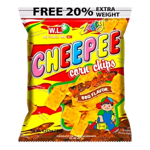 CHEEPEE CORN CHIPS BBQ 120g - �`�[�s�[ �R�[���`�b�v�X �o�[�x�L���[�� (1pc)