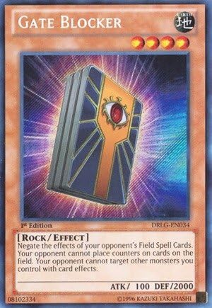 YU-GI-OH! - Bloqueador de puertas (DRLG-EN034) - Dragones de leyenda - Edición ilimitada - Secret Rare