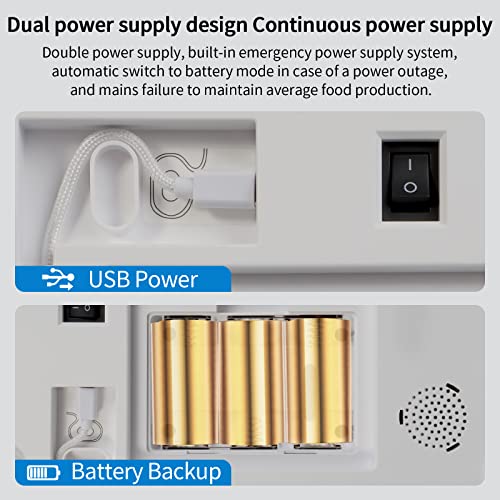 Qlife Automatic Cat Dog Feeder: Dry Food Dispenser For Dog, Auto Pet Feeder, Portion Control Automatic Dog Feeder (Black Wifi, 6L) #TOP6