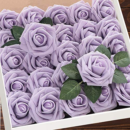 Higfra Lilac Roses with Stems
