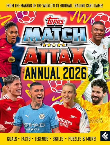 Match Attax Annual 2026: The best official illustrated football annual, brand new for 2026 and full of action – the perfect gift for footy-loving kids and teens this Christmas!