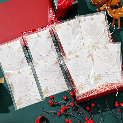 Lanternes plates en acrylique haut de gamme au design élégant pour Noël