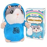Qrooper Talking Hamster Repeats What You Say, Toys for 2+ Year Old Girl & Boy Gifts for Kids, Toddle
