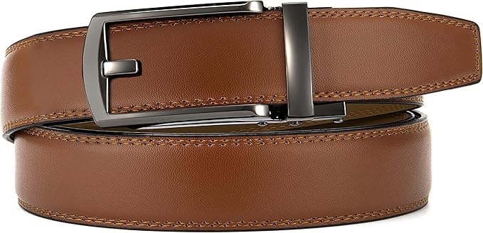 Image of CHAOREN 40mm Ratchet Belt Buckle Only for 1 3 /8 Slide Belt Strap, Automatic Click Buckle Adjustable