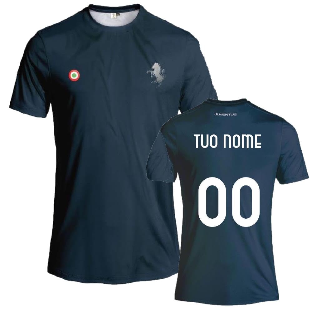 JUVENTUS Maglia Calcio Juve Bianco Nera | Campionato Calcio Serie A | Replica Ufficiale Autorizzata FC |Personalizzabile con Nome e Numero PS 41410-MIX-2