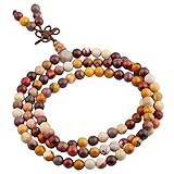 Material: Legierung, Mookaite, elastische Schnur; Gewicht des Armbandes: ca. 33 Gramm. Großartig für Schmuck sammeln, beten, heilen, Yoga, Meditation, Geschenk für Freunde und mehr. Menge: 1 Strang, jedes Mala Armband wird mit einem kostenlosen Geschenkbeutel aus Satin geliefert! Jedes handgefertigte Mala Armband ist ein Unikat und die Farbe ist vom abgebildeten Bild verschieden. Sie erhalten ein oder mehrere ähnliche (n) von dem, was wir haben.