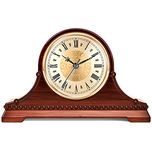 Hicarer 4.3 Inch/ 110 mm Quartz Clock Insert, Gold Trim, Roman Numeral, Quartz Movement by Hicarer - Image 7