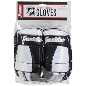 Franklin Sports NHL Kids Youth Street Hockey Gloves – HG150 Junior Hockey Gloves for Street + Roller Hockey – Padded Kids Hockey Glove Pair – Youth Street Hockey Equipment + Gear