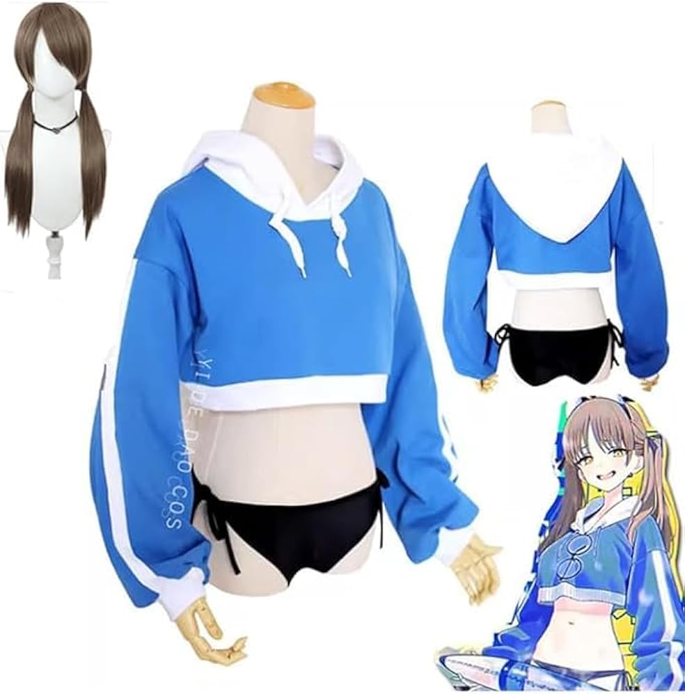 Amazon.co.jp: [FANG HUI] ウィッグ付き Blue Archiveブルーアーカイブ