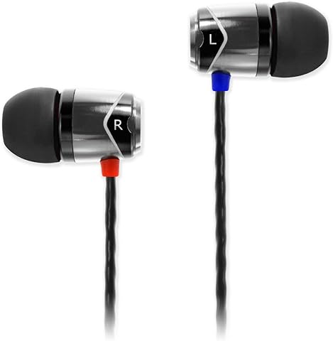 SoundMAGIC E10 High Fidelity In Ear Headphones smartphone earphones high quality earbuds with Sound Insulation - Gunmetal
