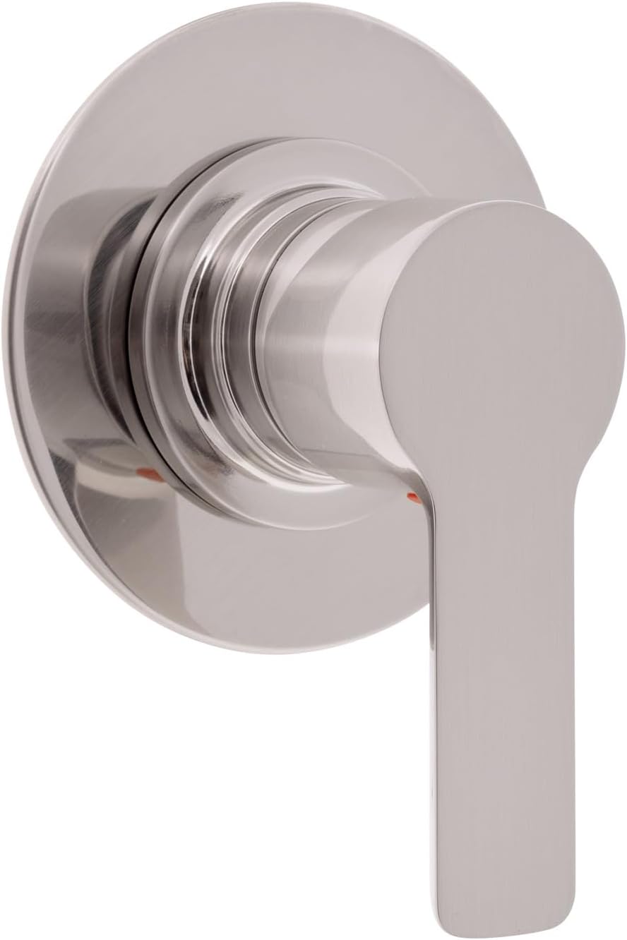Ambassador Marine Irva- 1H Shower Mixer, Thin Wall-Mount (Brushed Nickel) - 134-2132-NP-W