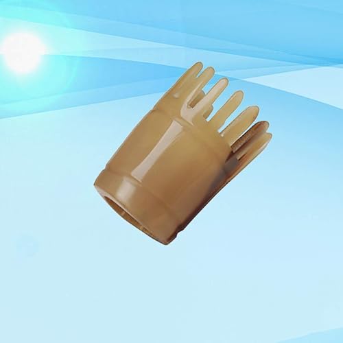 Miniatura 5 de ARTIBETTER Natural Ox - Peine de pelo de cuerno de buey para masaje, peine de limpieza del cuero cabelludo, masajeador de cabeza (mango corto)