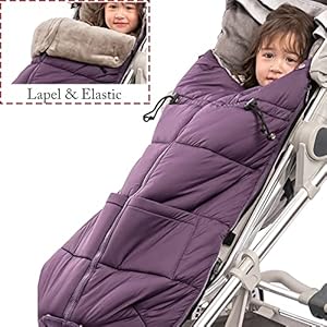 Stroller Footmuff – Universal Winter Thicken Bunting Sleeping Bag, Water Repellent Cover, Shearing Blanket, Fits All Pushchair/Pram/Car Seats with Warm Hand Gloves/Warmmuffs