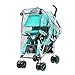 Obecome Universal Baby Stroller Rain Cover Waterproof Umbrella Stroller Wind Dust Shield Cover for Strollers