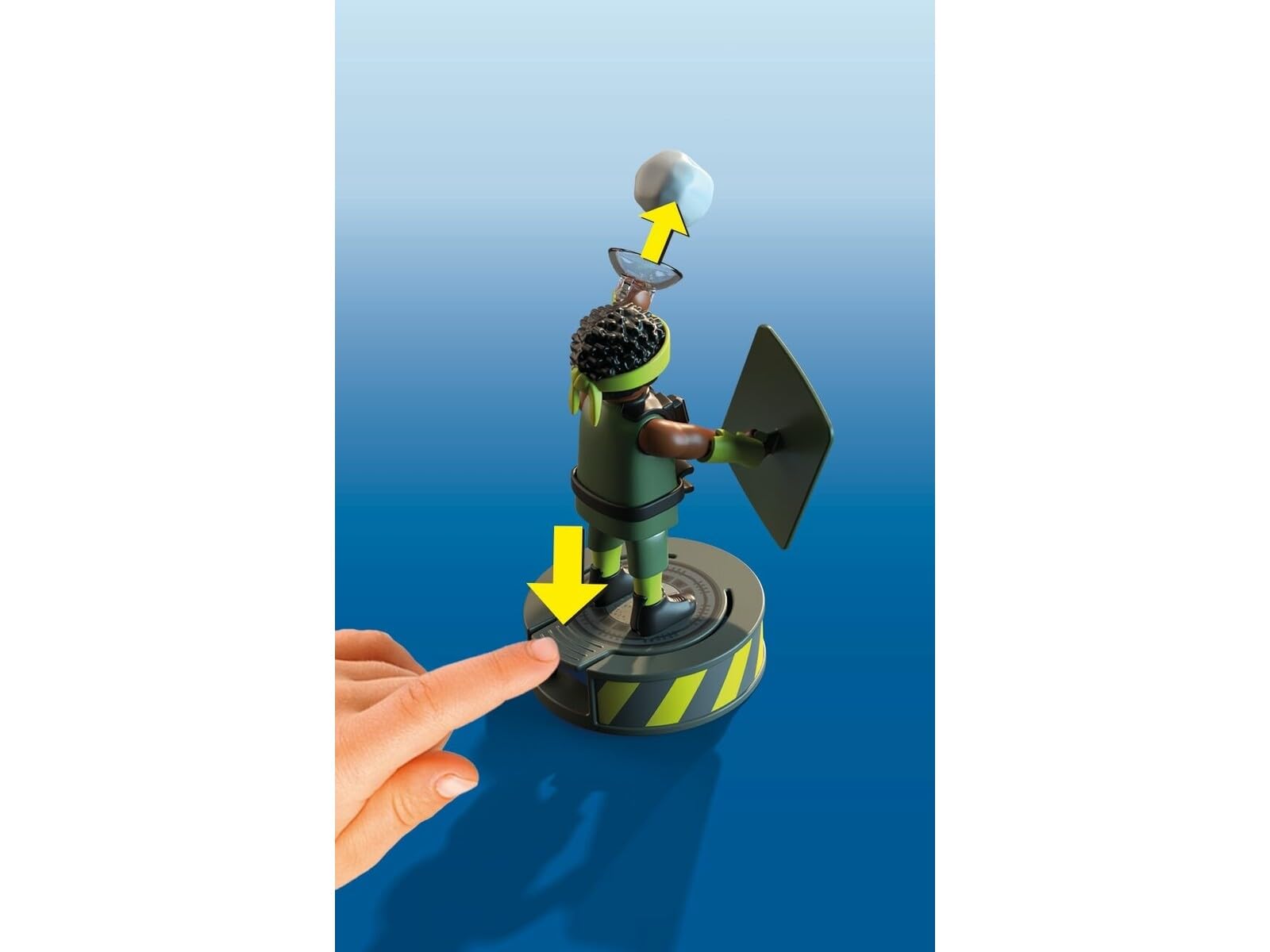 PLAYMOBIL Heroes 71832 pojazd wielofunkcyjny bohaterów, zabawka od 4 lat, prezent dla dzieci, uniwersalny pojazd akcji, z funkcją strzału i figurką do zabawy