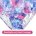DAXIANG Long Sleeve Gymnastics Leotards for Girls Tumbling Clothes Purple Tie Dye 9-10 Years