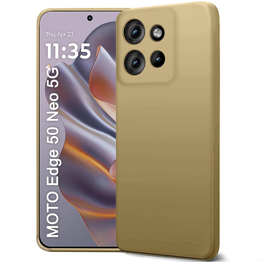 TheGiftKart Liquid Silicone Back Cover Case| Soft Micro-Fibre Lining Inside | Camera Protection Bump | Shockproof Back Cover for Moto Edge 50 Neo (Silicone, Latte) for Motorola Edge 50 Neo 5G (B0DGXFMQD2) Amazon Price History, Amazon Price Tracker