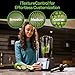 Braun TriForce Power Blender - Powerful 1200 Watt Countertop Blender with 10 Manual Speeds, 3 Texture & 3 Food Settings, Stainless Steel Blades for Effortless Emulsifying, for Smoothies, Purees & More